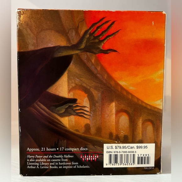 Lot of HARRY POTTER audiobooks cassette tapes and cd books 1,2,3,4,6,7 Hogwarts - Picture 15 of 16